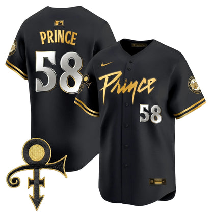 Minnesota Twins Prince Patch Vapor Premier Limited Jersey V4 - All Stitched
