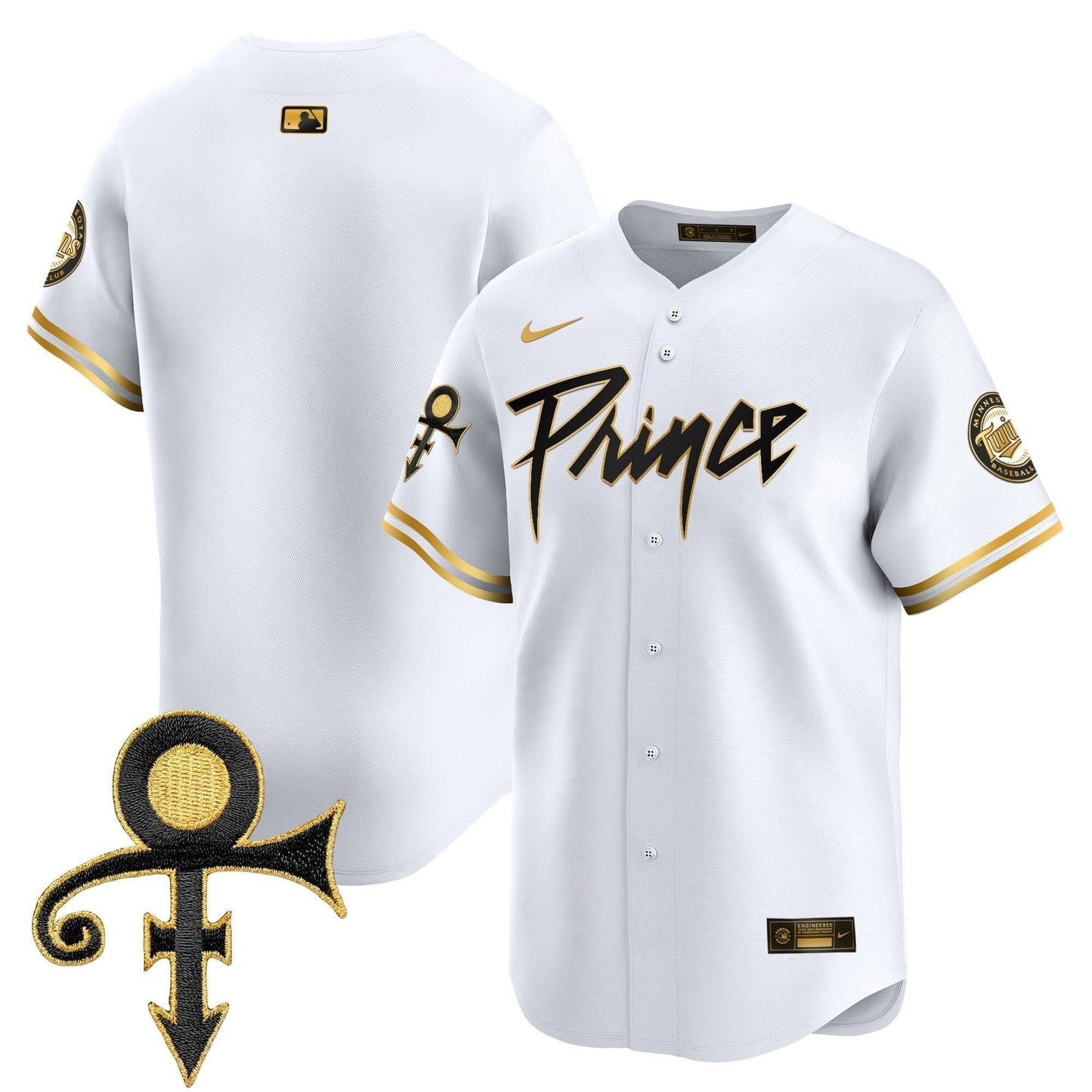 Minnesota Twins Prince Patch Vapor Premier Limited Jersey V4 - All Stitched