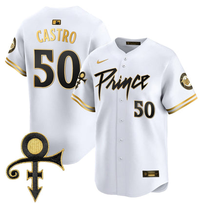 Minnesota Twins Prince Patch Vapor Premier Limited Jersey V4 - All Stitched