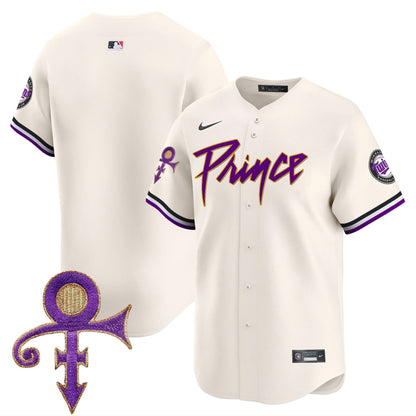 Minnesota Twins Prince Patch Vapor Premier Limited Jersey V4 - All Stitched
