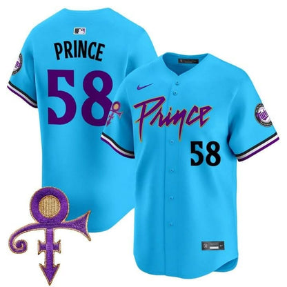 Minnesota Twins Prince Patch Vapor Premier Limited Jersey V4 - All Stitched