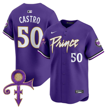 Minnesota Twins Prince Patch Vapor Premier Limited Jersey V4 - All Stitched