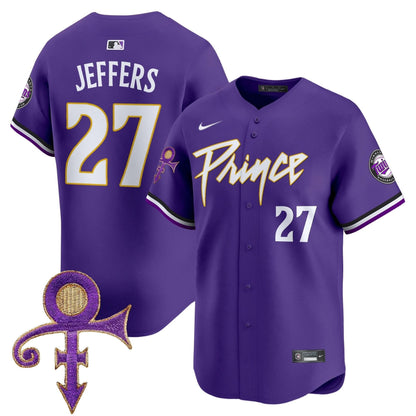 Minnesota Twins Prince Patch Vapor Premier Limited Jersey V4 - All Stitched