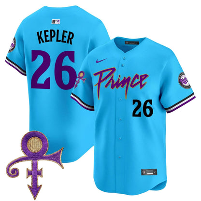Minnesota Twins Prince Patch Vapor Premier Limited Jersey V4 - All Stitched