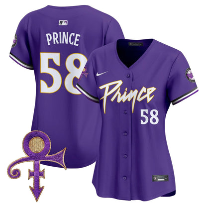 WoMinnesota Twins Prince Patch Vapor Premier Limited Jersey V4 - All Stitched
