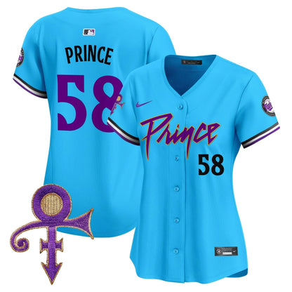 WoMinnesota Twins Prince Patch Vapor Premier Limited Jersey V4 - All Stitched