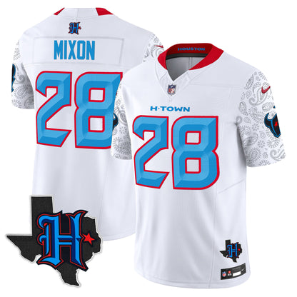 Houston Texans 2024 Texas Patch Vapor Limited Jersey V4 - All Stitched