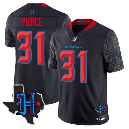 Houston Texans 2024 Texas Patch Vapor Limited Jersey V4 - All Stitched