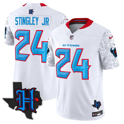 Houston Texans 2024 Texas Patch Vapor Limited Jersey V4 - All Stitched