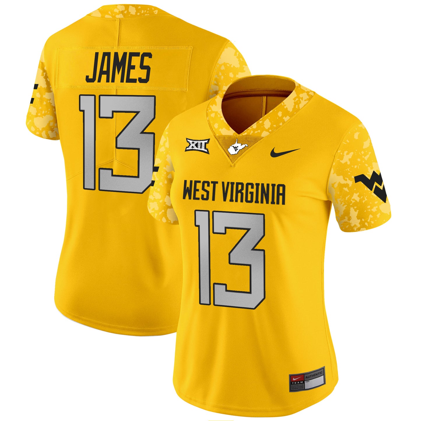 Women's West Virginia Mountaineers 2024 Vapor Limited Jersey V2 - All Stitched