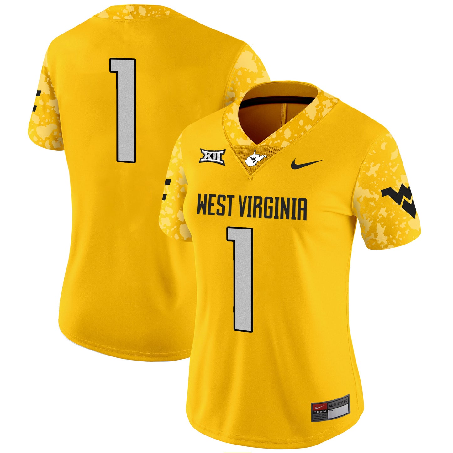 Women's West Virginia Mountaineers 2024 Vapor Limited Jersey V2 - All Stitched