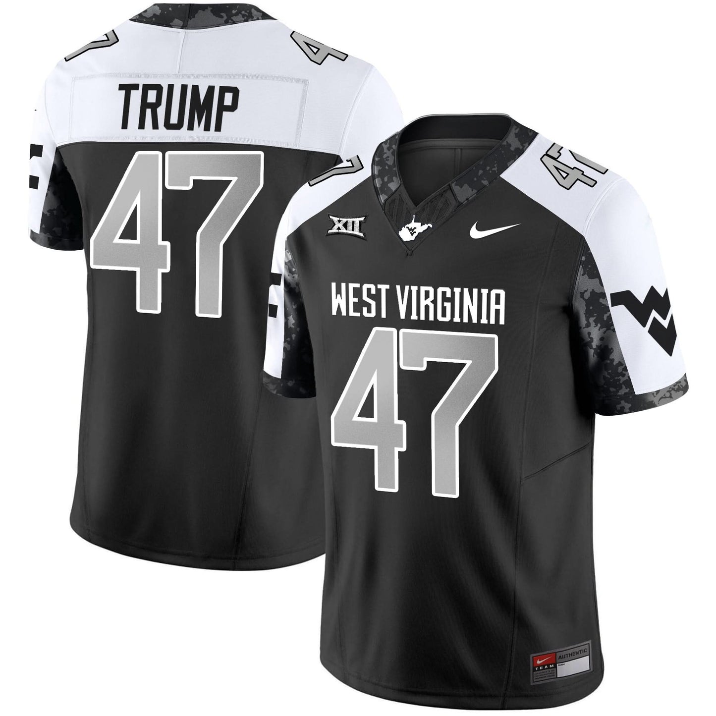 West Virginia Mountaineers 2024 Vapor Limited Jersey V2 - All Stitched