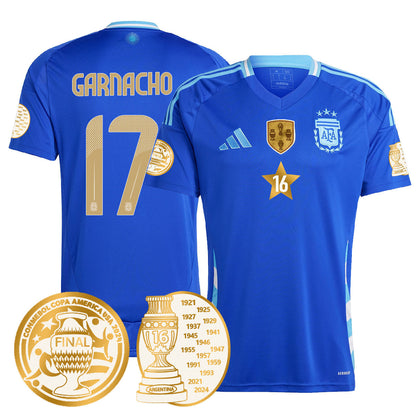 Men's Argentina 2024 Copa America Champion Limited Jersey N1