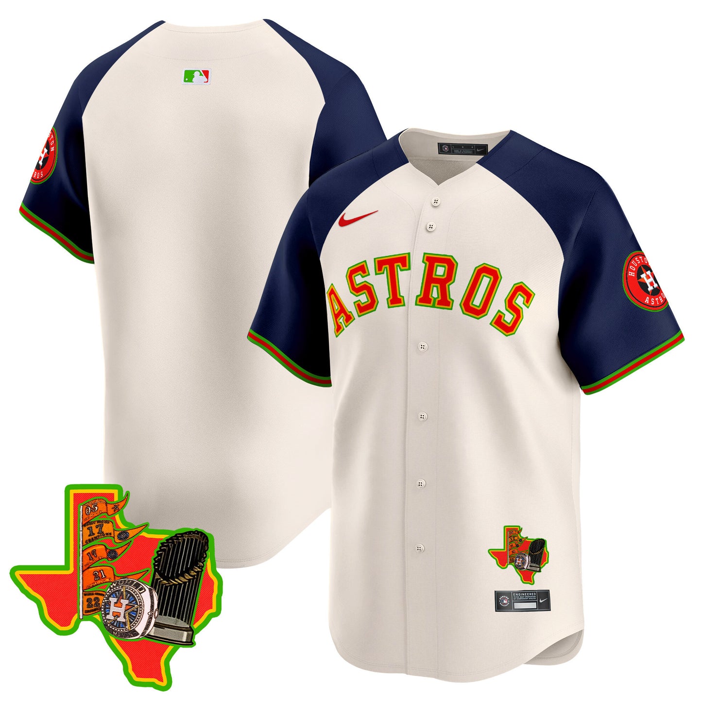 Astros The Loteria Vapor Premier Limited Jersey - All Stitched