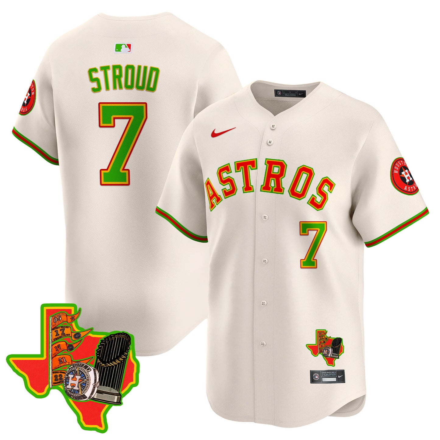 Astros The Loteria Vapor Premier Limited Jersey - All Stitched