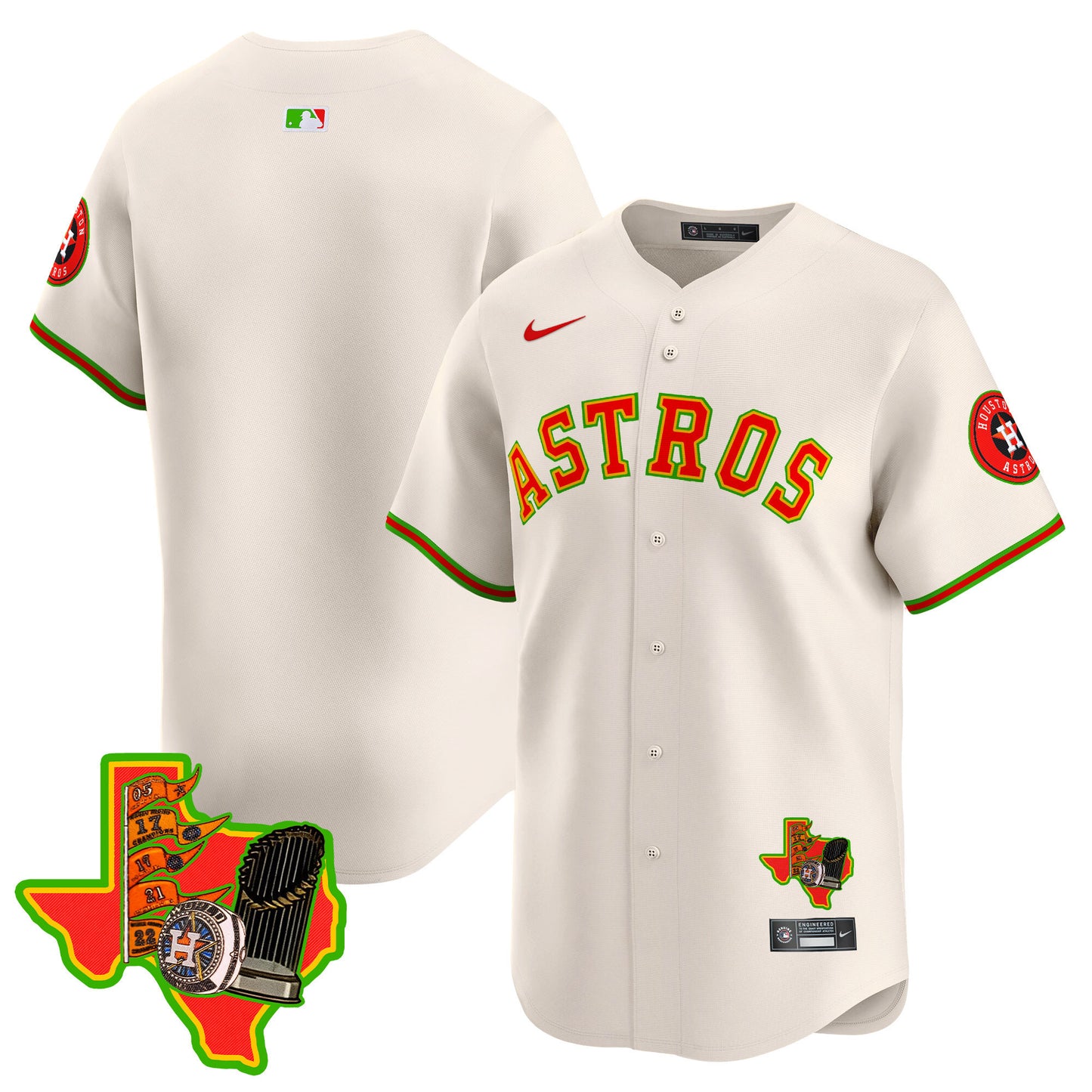 Astros The Loteria Vapor Premier Limited Jersey - All Stitched