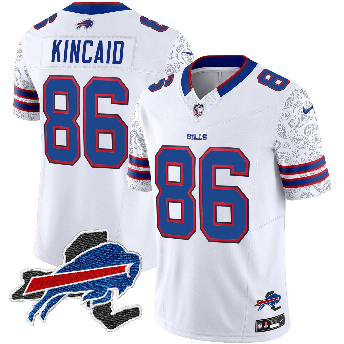 Bills New York Patch Vapor Limited Jersey V2 - All Stitched