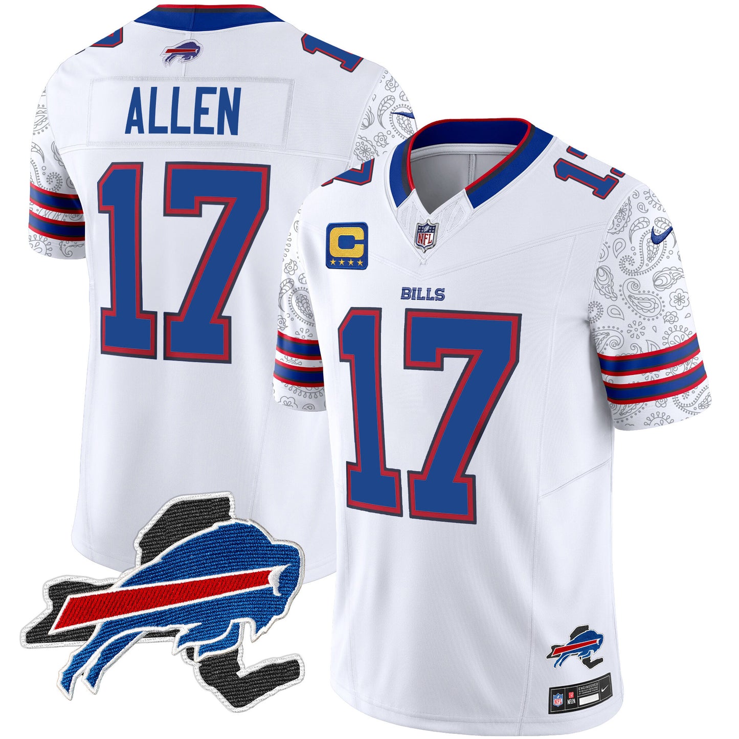 Bills New York Patch Vapor Limited Jersey V2 - All Stitched