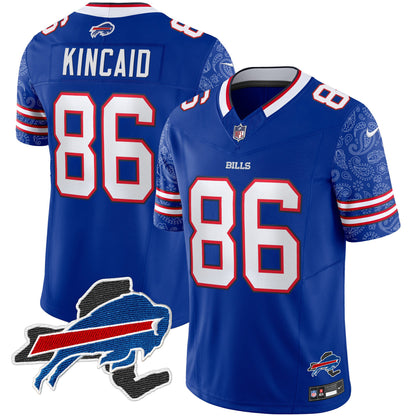 Bills New York Patch Vapor Limited Jersey V2 - All Stitched