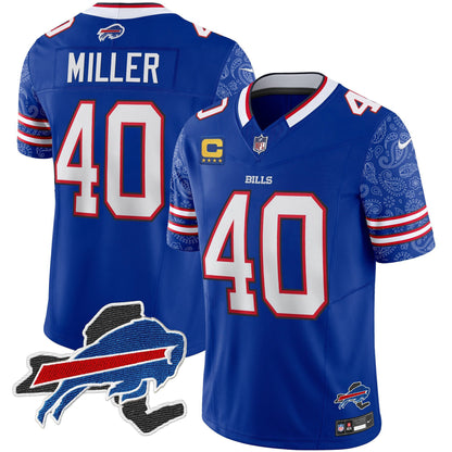 Bills New York Patch Vapor Limited Jersey V2 - All Stitched