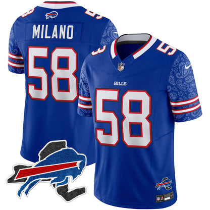 Bills New York Patch Vapor Limited Jersey V2 - All Stitched