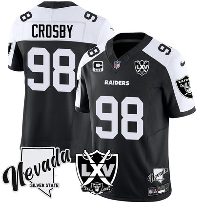 Raiders 2024 Vapor Limited Jersey - 65th Anniversary - All Stitched