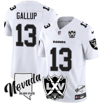 Raiders 2024 Vapor Limited Jersey - 65th Anniversary - All Stitched