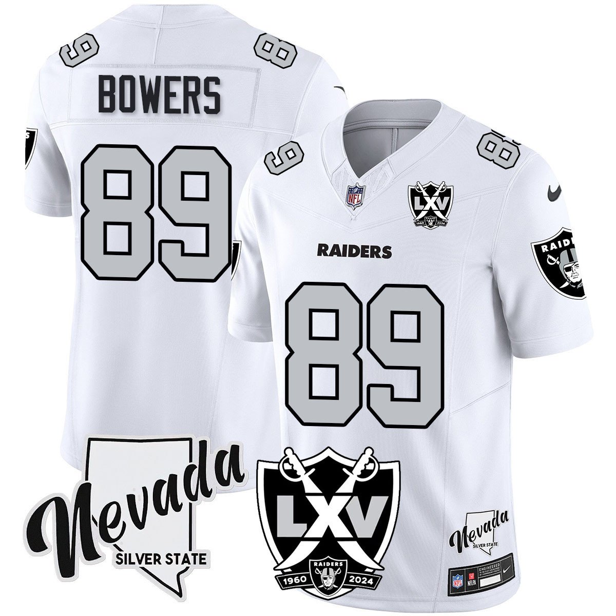 Raiders 2024 Vapor Limited Jersey - 65th Anniversary - All Stitched