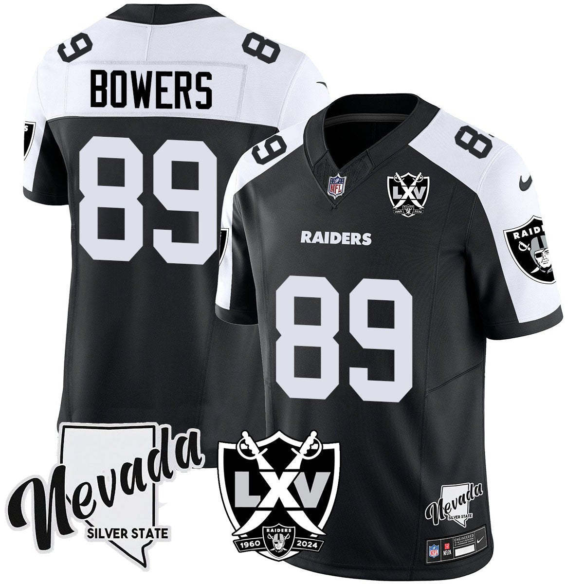 Raiders 2024 Vapor Limited Jersey - 65th Anniversary - All Stitched