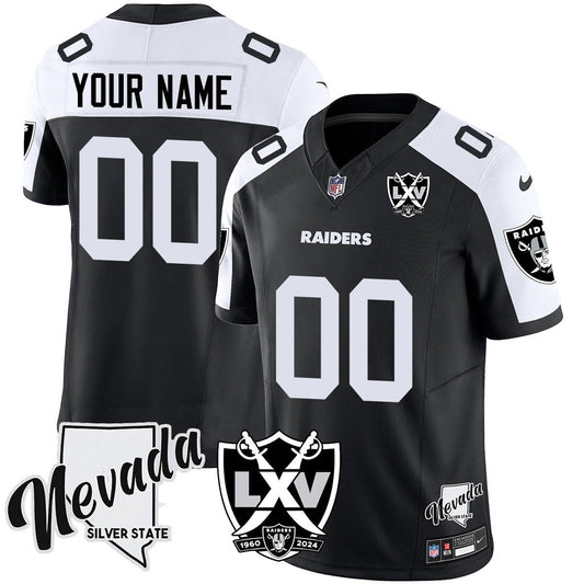 Custom Raiders 2024 Vapor Limited Jersey - 65th Anniversary - All Stitched