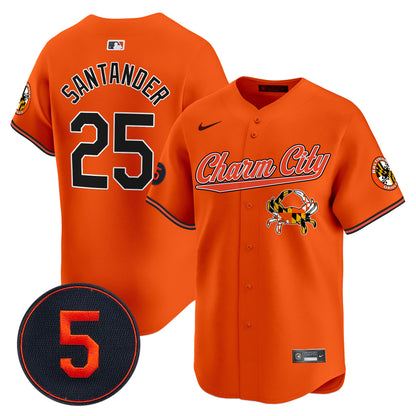 Baltimore Orioles Robinson Patch Vapor Premier Limited Jersey V8 - All Stitched