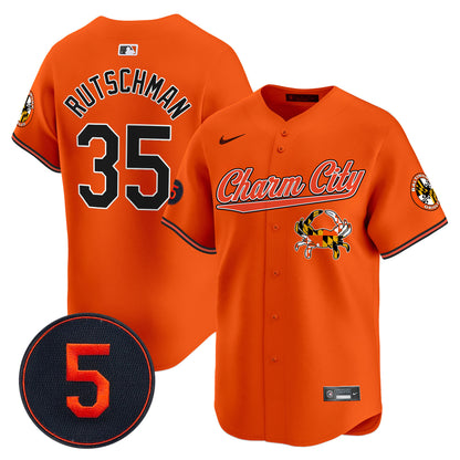 Baltimore Orioles Robinson Patch Vapor Premier Limited Jersey V8 - All Stitched