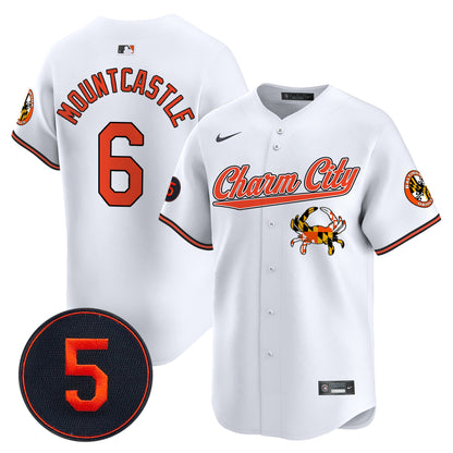 Baltimore Orioles Robinson Patch Vapor Premier Limited Jersey V8 - All Stitched