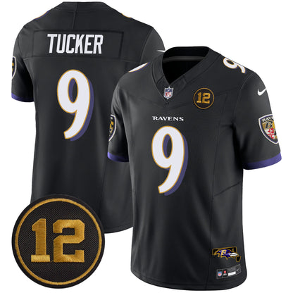 Ravens Jacoby Jones Patch Vapor Limited Jersey - All Stitched