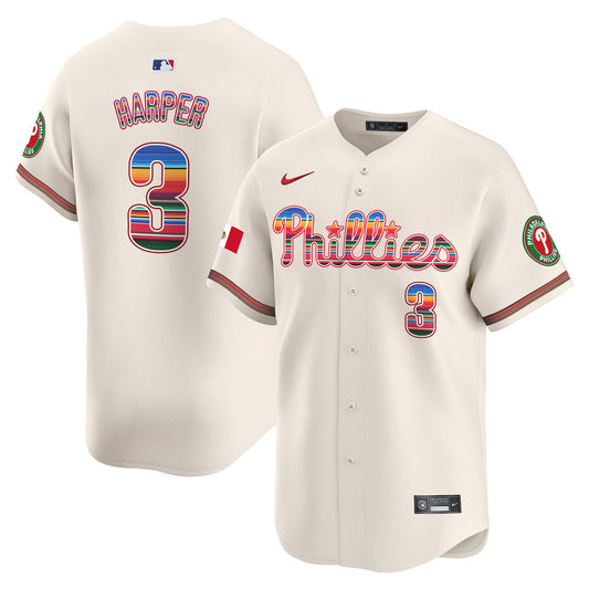 Phillies Mexico Vapor Premier Limited Jersey - All Stitched