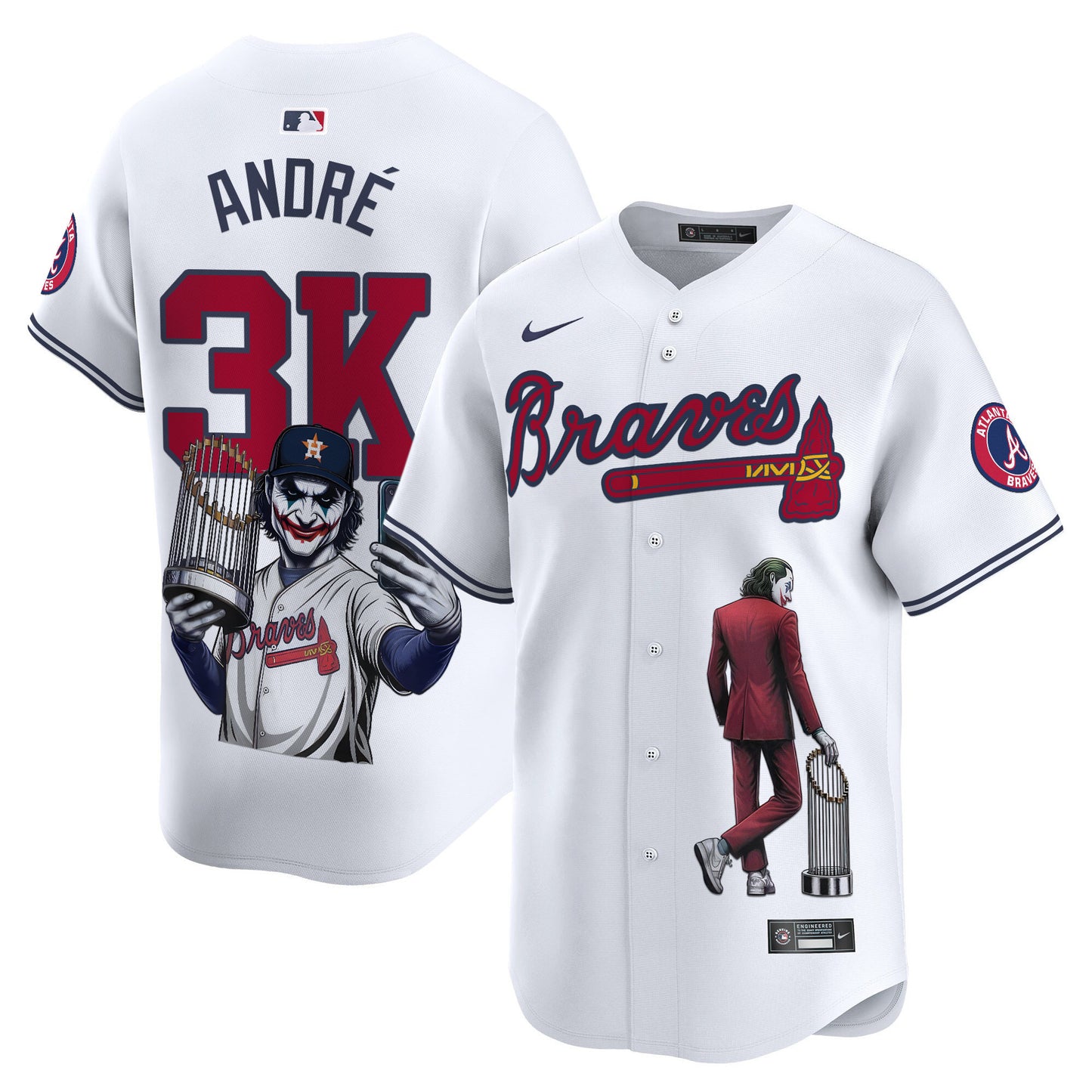 Atlanta Braves Joker Vapor Premier Limited Jersey - Printed