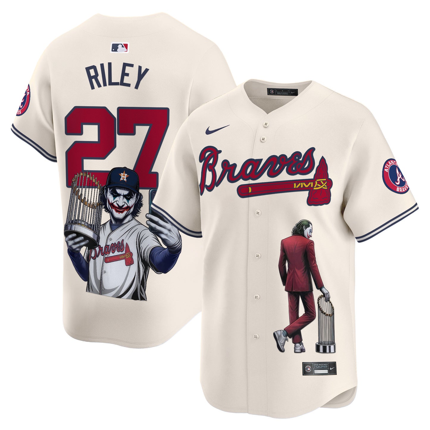 Atlanta Braves Joker Vapor Premier Limited Jersey - Printed