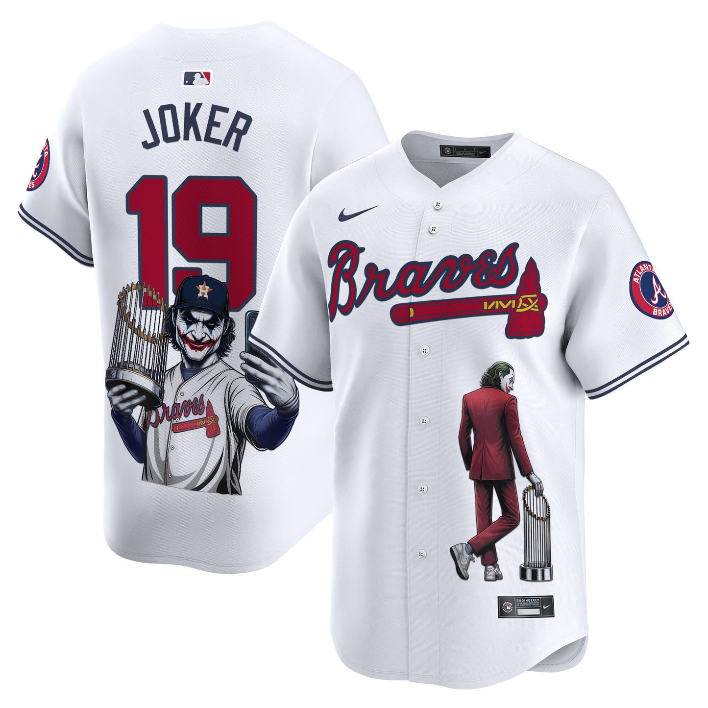 Atlanta Braves Joker Vapor Premier Limited Jersey - Printed