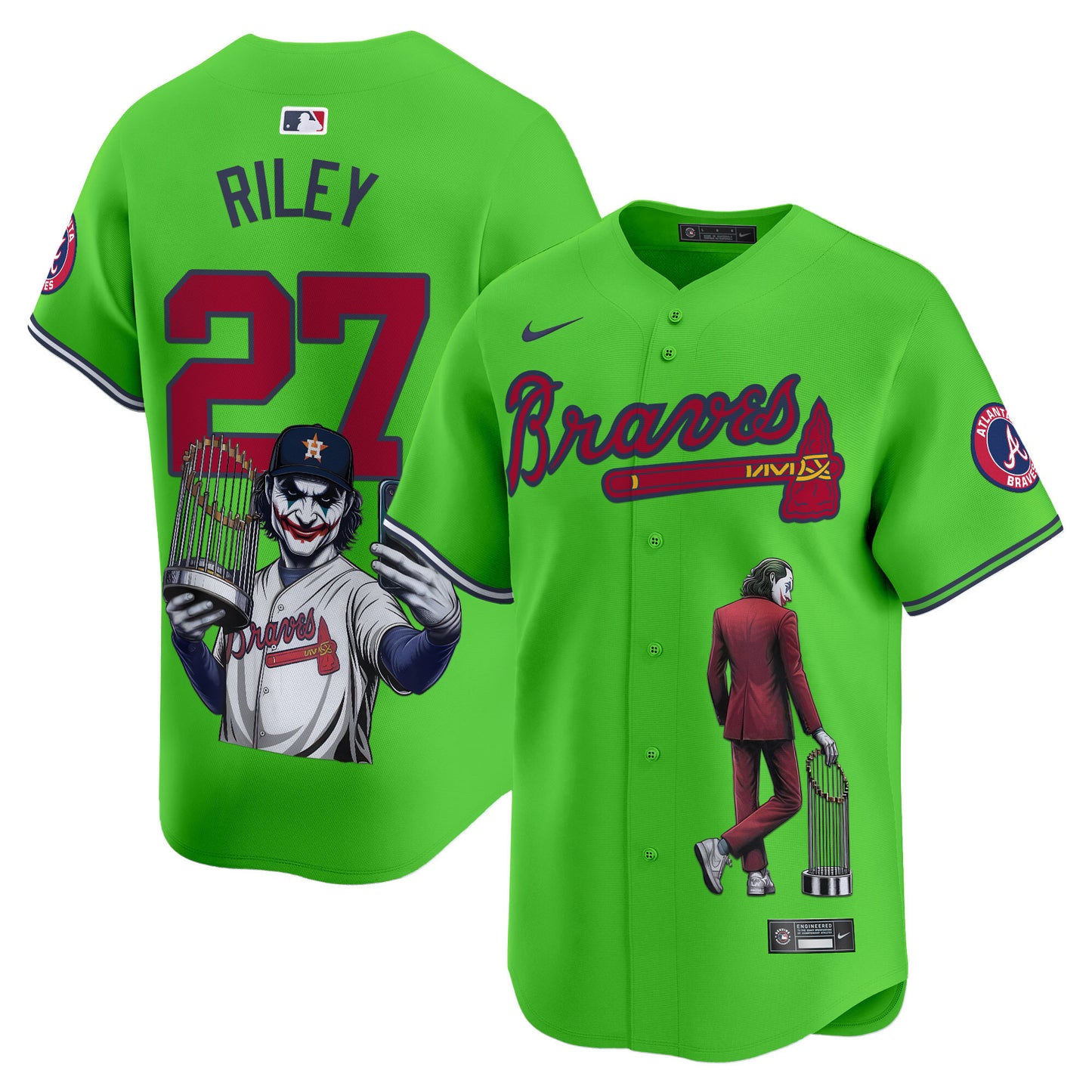 Atlanta Braves Joker Vapor Premier Limited Jersey - Printed