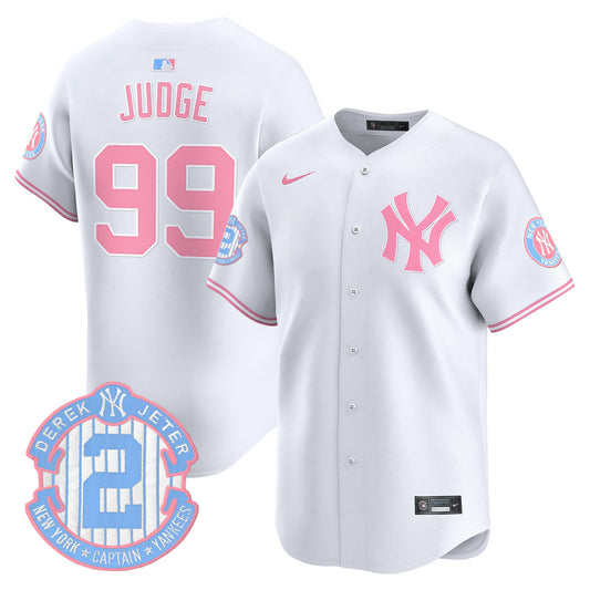 Unisex New York Yankees Bubblegum Pink Vapor Premier Limited Jersey - All Stitched