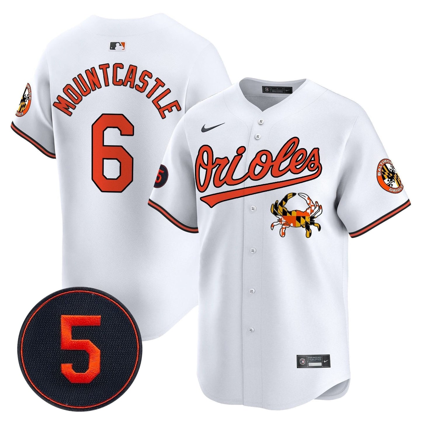 Baltimore Orioles Robinson Patch Vapor Premier Limited Jersey V9 - All Stitched