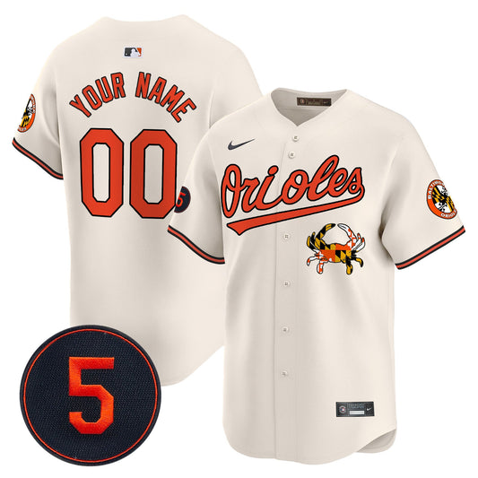 Baltimore Orioles Robinson Patch Vapor Premier Limited Custom Jersey V9 - All Stitched