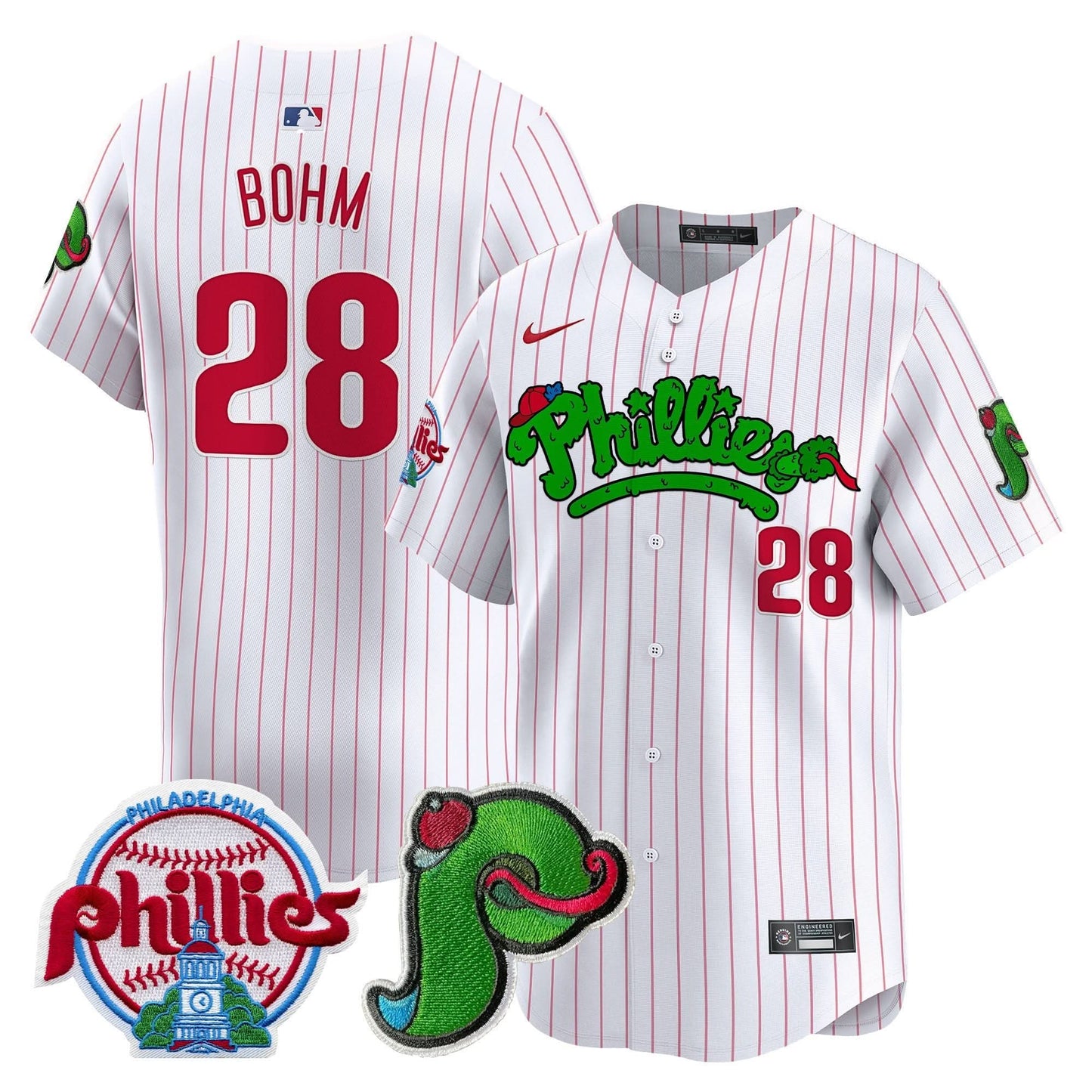 Unisex Phillies Phanatic Patch Vapor Premier Limited Jersey V3 - All Stitched