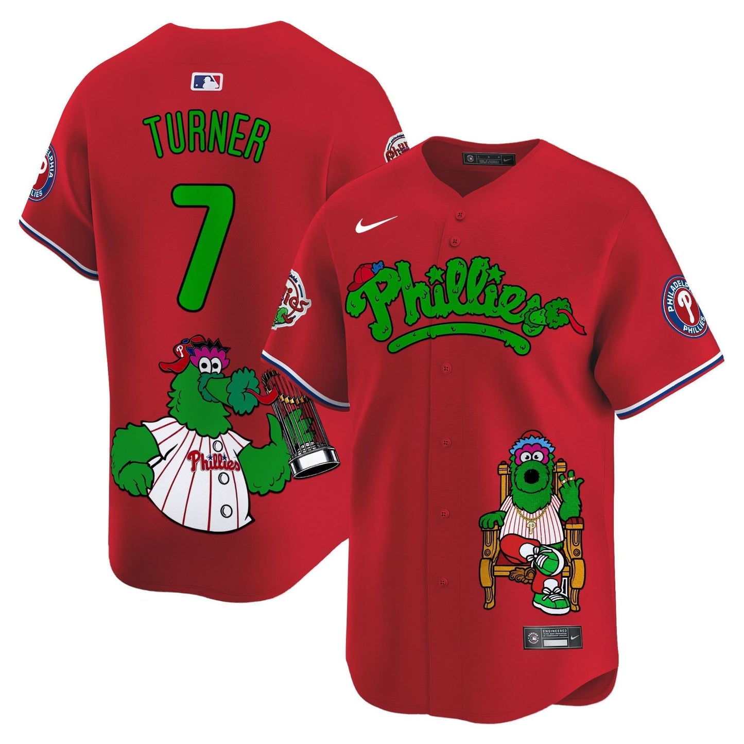 Unisex Phillies Phanatic Vapor Premier Limited Jersey - Printed