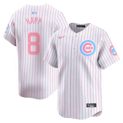 Chicago Cubs Bubblegum Pink Vapor Premier Limited Jersey - All Stitched