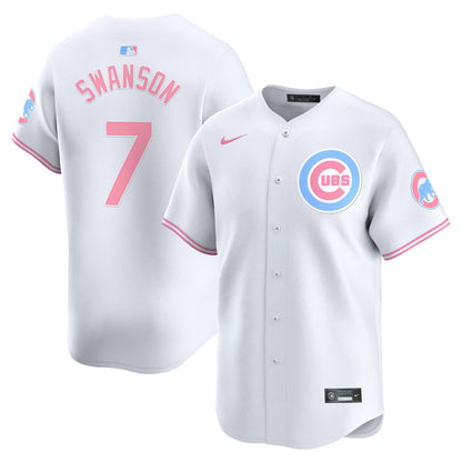 Unisex Chicago Cubs Bubblegum Pink Vapor Premier Limited Jersey - All Stitched