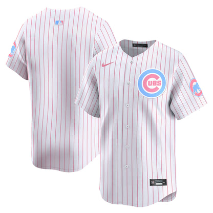 Chicago Cubs Bubblegum Pink Vapor Premier Limited Jersey - All Stitched