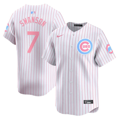 Unisex Chicago Cubs Bubblegum Pink Vapor Premier Limited Jersey - All Stitched