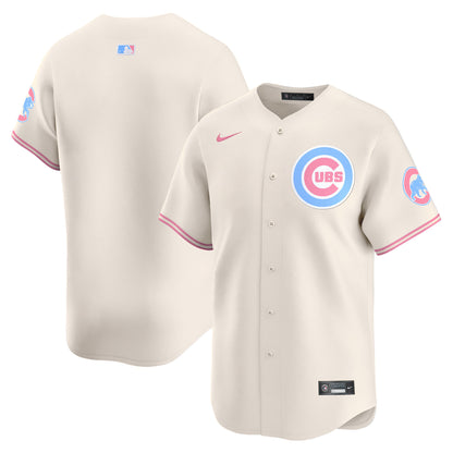 Chicago Cubs Bubblegum Pink Vapor Premier Limited Jersey - All Stitched