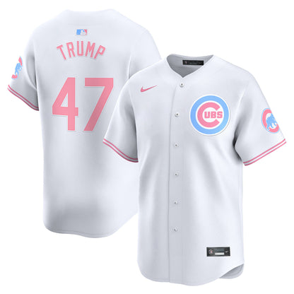 Chicago Cubs Bubblegum Pink Vapor Premier Limited Jersey - All Stitched